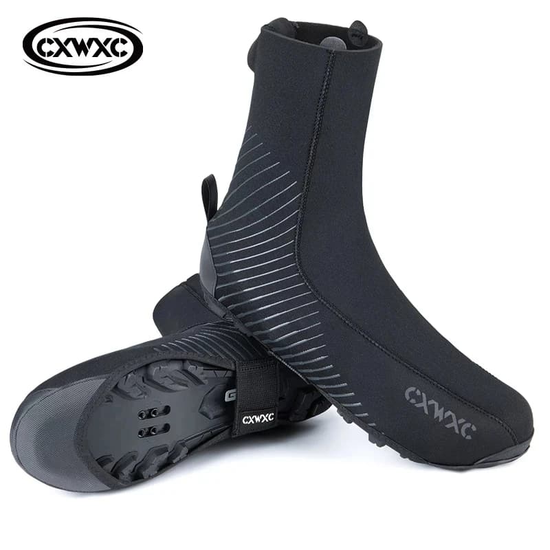 Copriscarpe da ciclismo termico Copriscarpe da bici per la stagione fredda per uomo Donna Stivaletti da bicicletta da strada impermeabili in neoprene