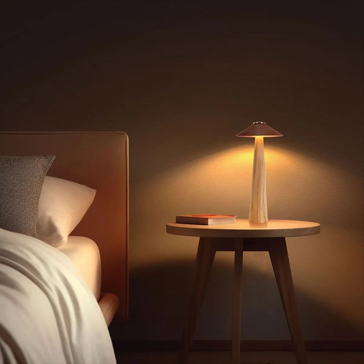 Efficiente - Lampada da scrivania 3 colori che cambiano luce Ricarica USB Smart Touch Switch Lampade da comodino Protezione occhi Lampada da tavolo B