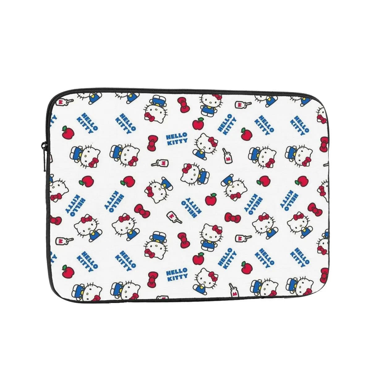 Custodia Protettiva per Laptop con Simpatici Cartoni Animati, Borsa per Notebook da 10, 12, 13, 15, 17 Pollici, Custodia Antiurto Hello Kitty