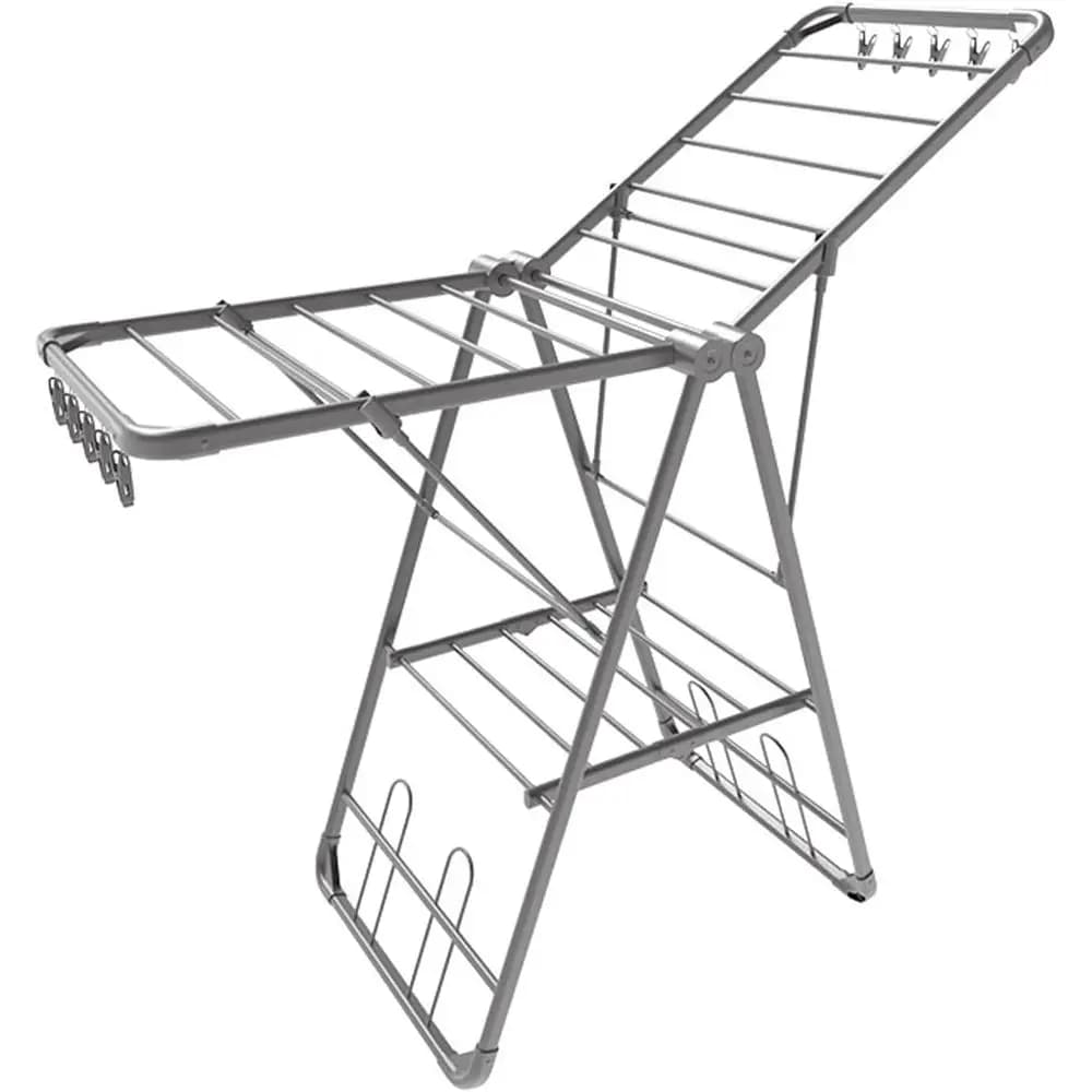 3 level portable stretcher, outdoor/indoor clothes rack, folding and adjustable (180 cm)