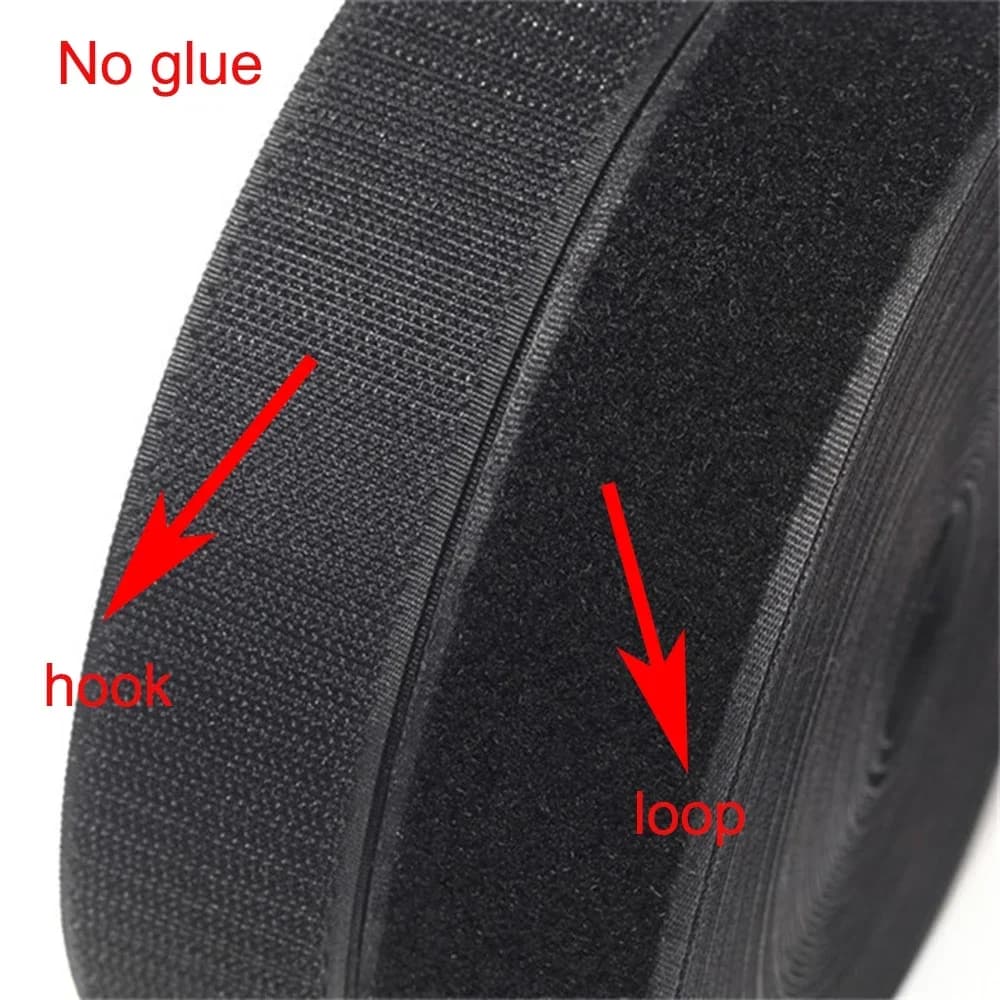 1 metro/paia 16-150mm nero bianco nastro di fissaggio gancio ad anello adesivo striscia da cucire accessori nastro adesivo magico gancio e anello fai da te