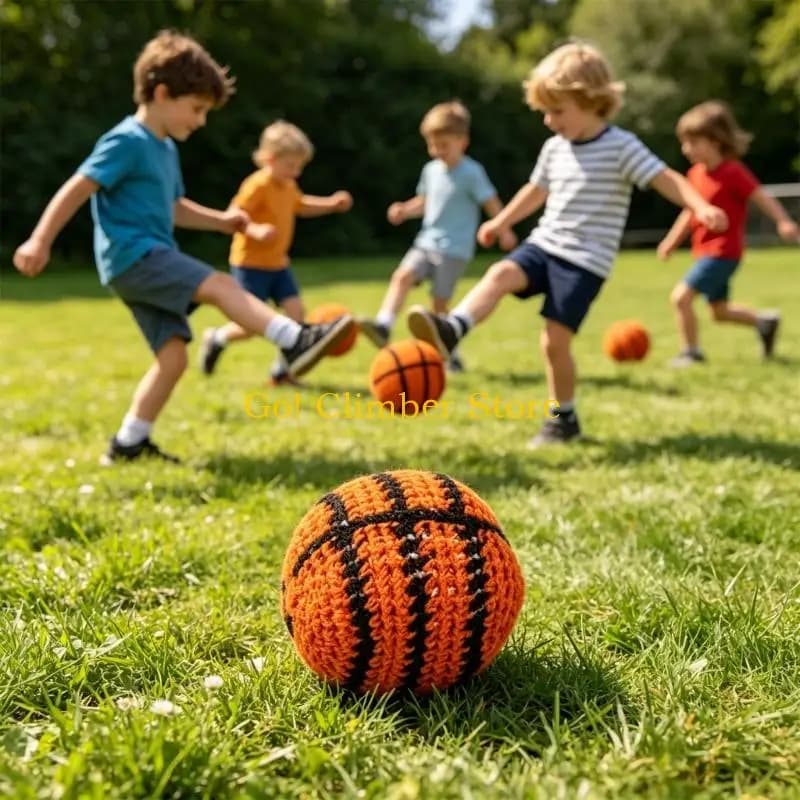 Q84C Creative Football Punching Bag Soft Plush Stress Relief Toy Small Soccers