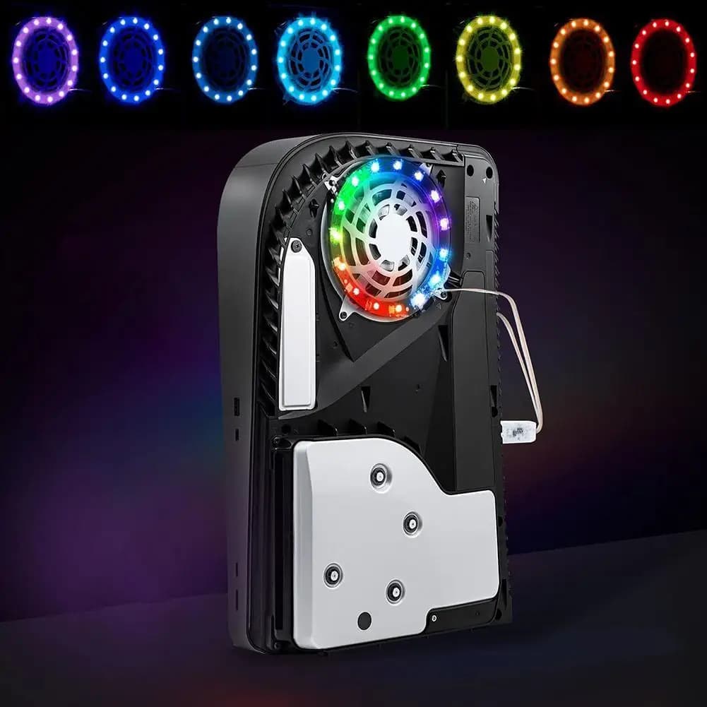 Luce d'atmosfera RGB per console di gioco con telecomando USB tramite APP, accessori per console di gioco per scheda luminosa PS5