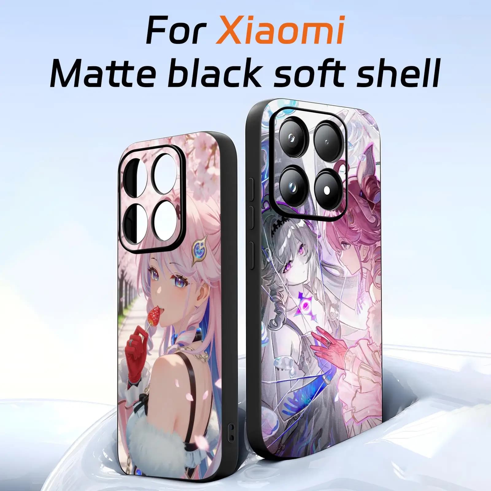 Phone Case For Xiaomi 17 15 14 13 12 11 T Ultra Pro Soft black Shockproof Cover Wuthering Waves DENIA