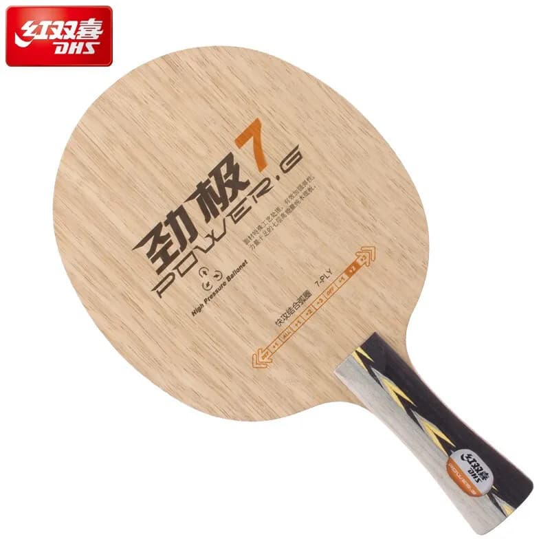 DHS POWER G7 PG7 Ping pong blade (without box) pure wood 7 layer for ping pong racket beats paddle