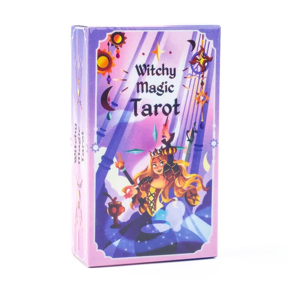 Witchy Magic Tarot Deck un mazzo di tarocchi da 78 carte illustrazioni magiche e affascinanti divinazione Edition Deck giochi da tavolo 10.3*6cm