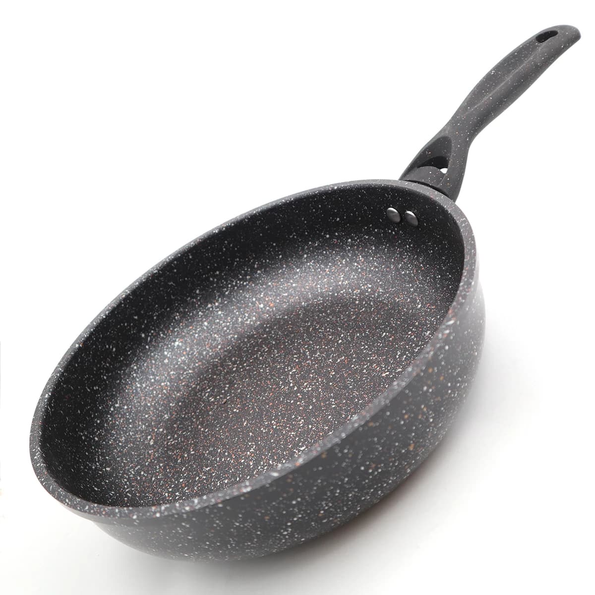 Master Star multifunctional fryer thicken black granite coating pots induction non-stick random handle