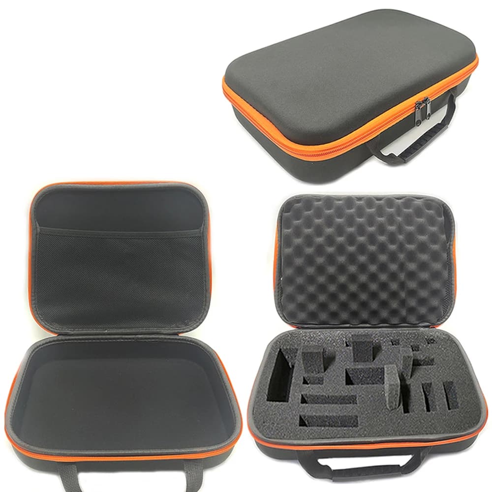 Borse portaoggetti impermeabili in EVA, custodia antiurto per attrezzi con schiuma, borsa rigida con cerniera per kit di utensili, custodia per trasporto per fotocamera