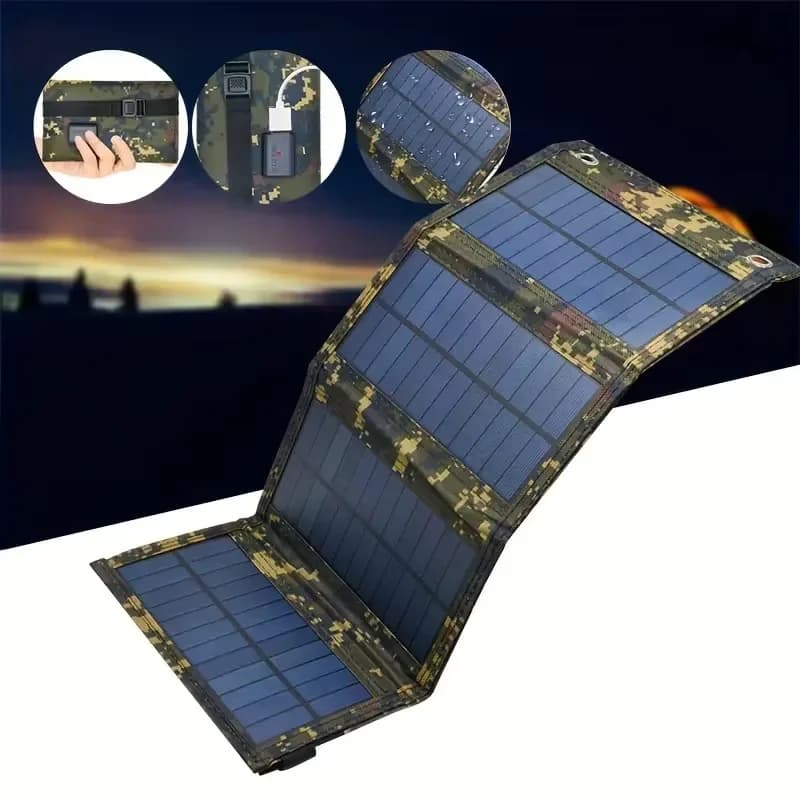 1pc USB Pannello Solare Pieghevole Portatile Flessibile Piccolo Impermeabile 5V Pannelli Solari Pieghevoli Celle Per Il Caricabatteria Del Telefono Mobile