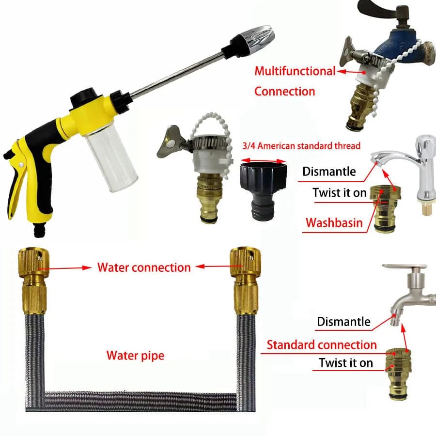 Expandable garden hose Flexible water hose with water gun Magic water hoses for washing car for garden agricultural irrigation