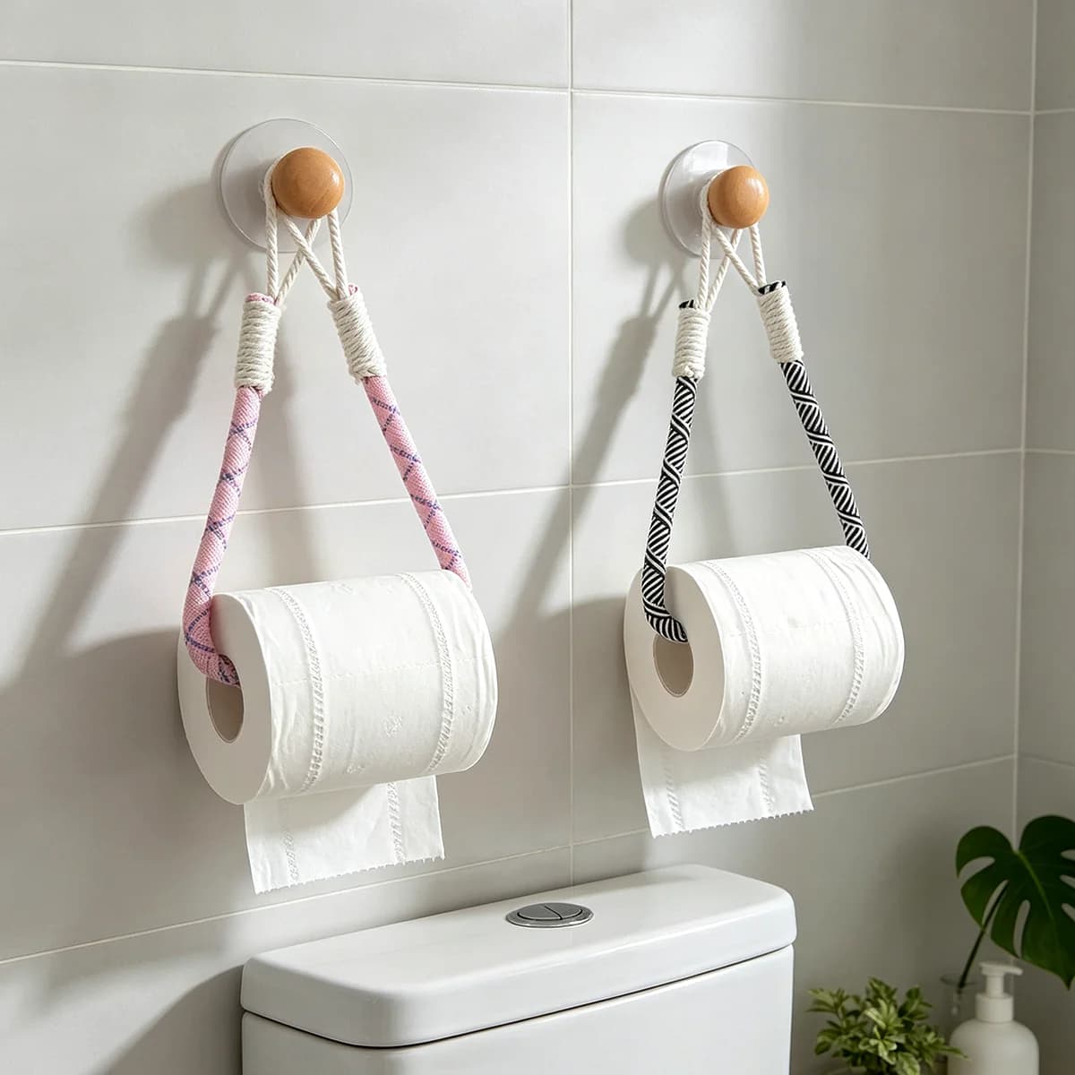 2 PCS Toilet Paper Holder Wall Mounted WC Washroom Bathroom Accessories Rolling Paper Tissue Holder for Toilet Towel Rack