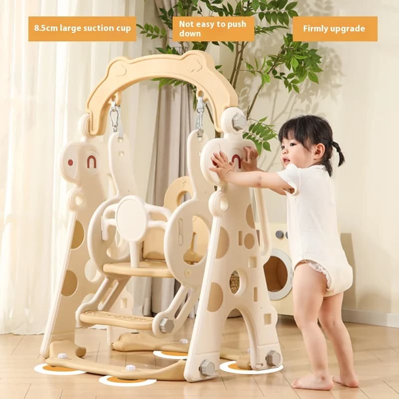 Giocattoli per bambini Sedia da altalena con imbracatura Giraffa dei cartoni animati Altalena per interni per bambini Facilità di intrattenimento Sedia sospesa Giocattoli per bambini