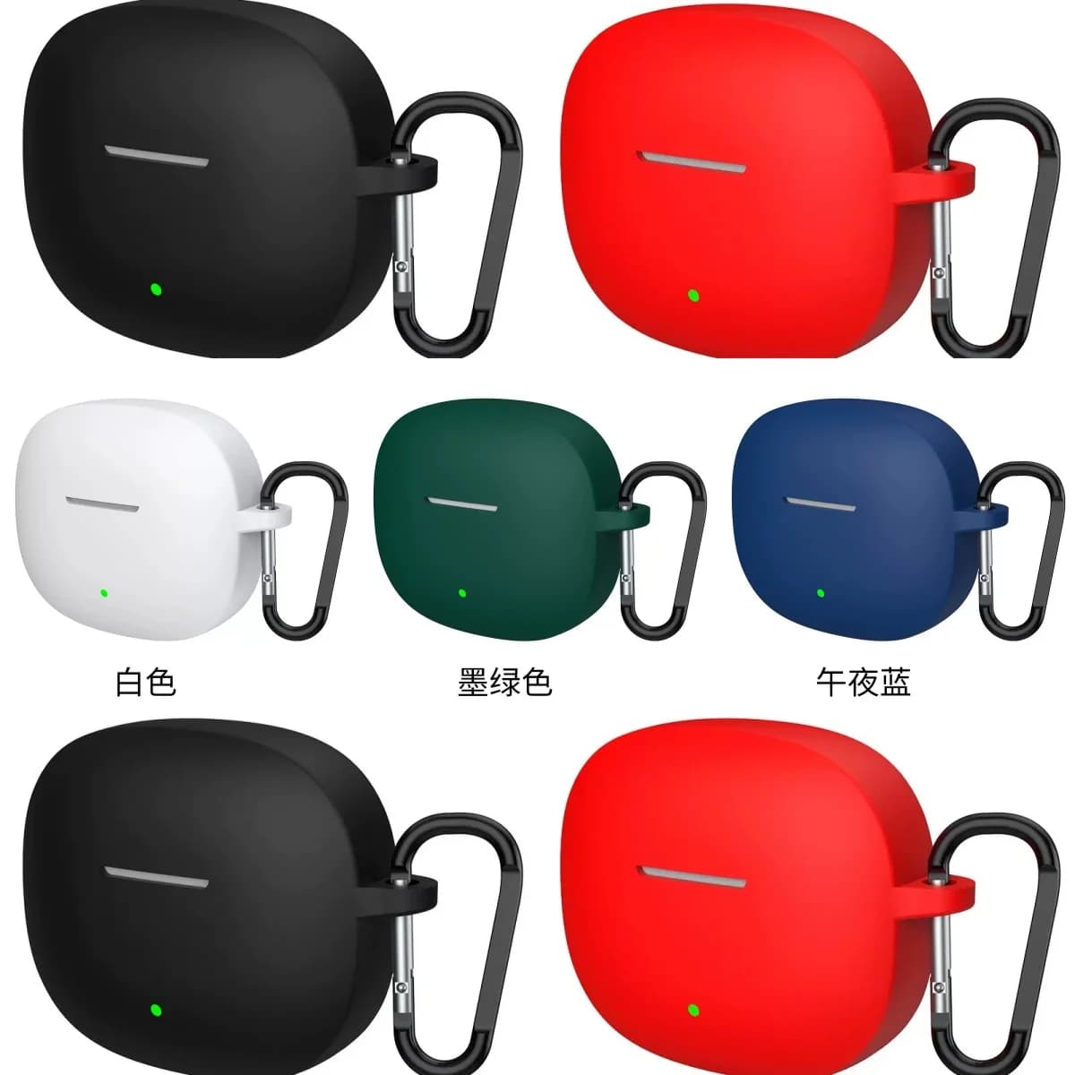 Integrated Silicone Case For OnePlus BudsAce 3 Wireless Earbuds Shockproof Anti-Drop Protective Cover Dustproof Scratch Earphone