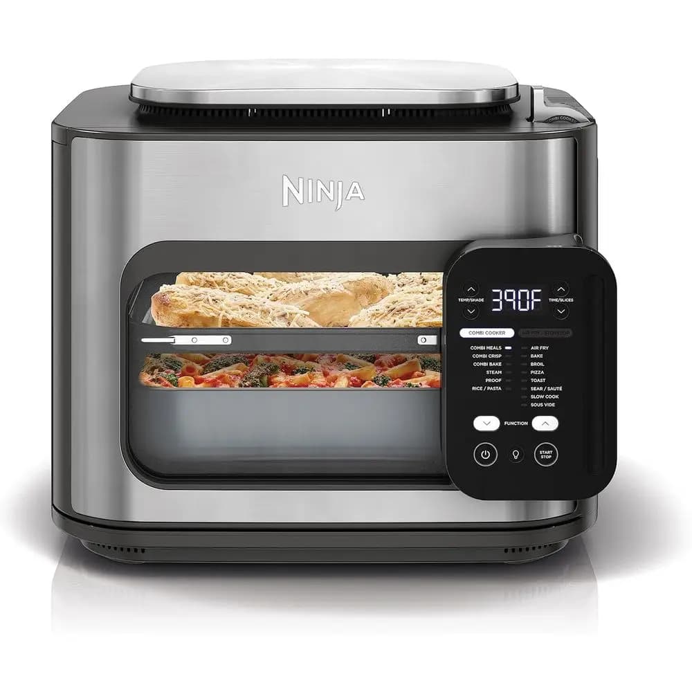Multicooker 14-in-1, Forno e Friggitrice ad Aria, Pasti in 15 Minuti, 3 Accessori, Grigio (Ricondizionato)