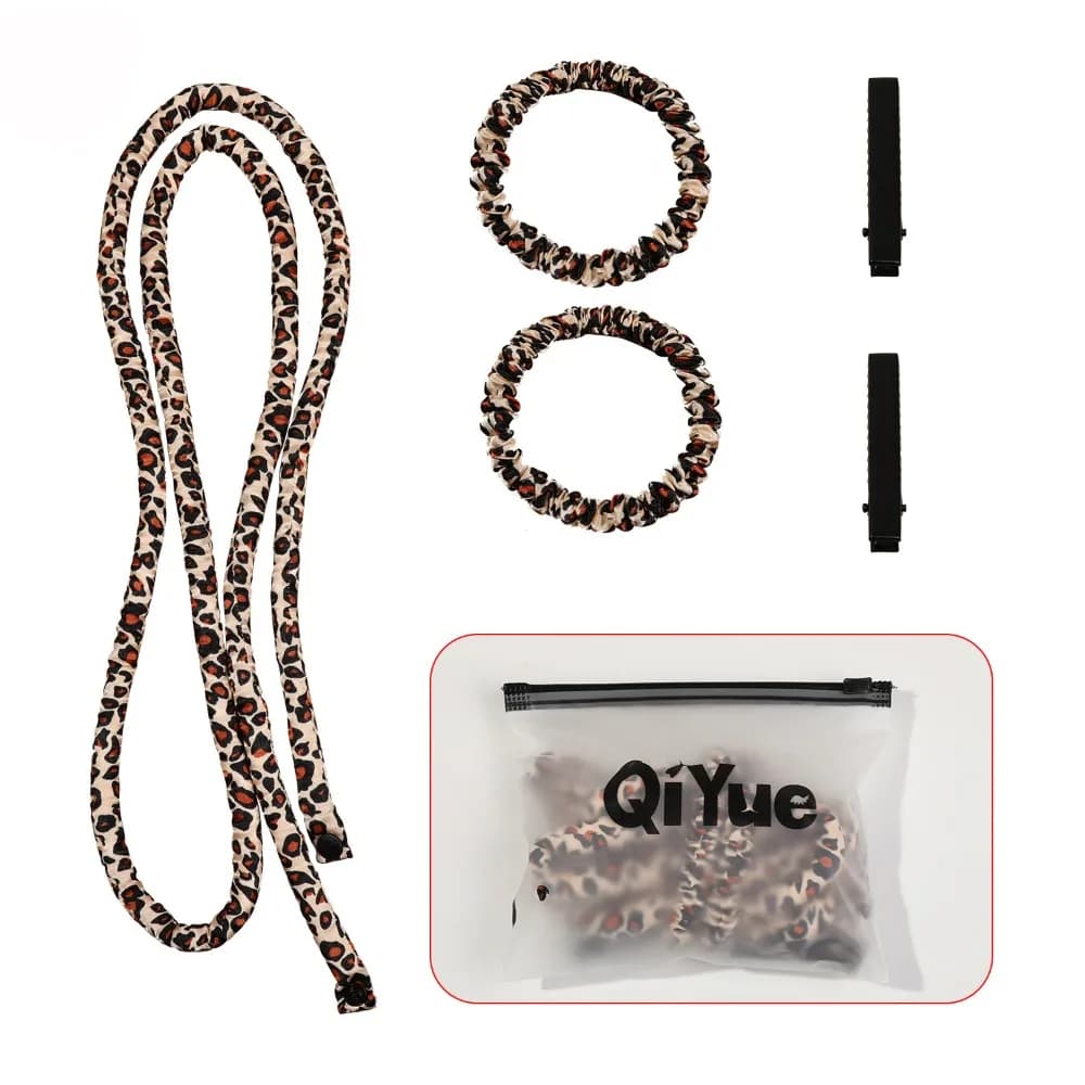 New 150 cm Heatless curler, Bigodini in Raso, Foam Rollers for Waves, Wraps for Women