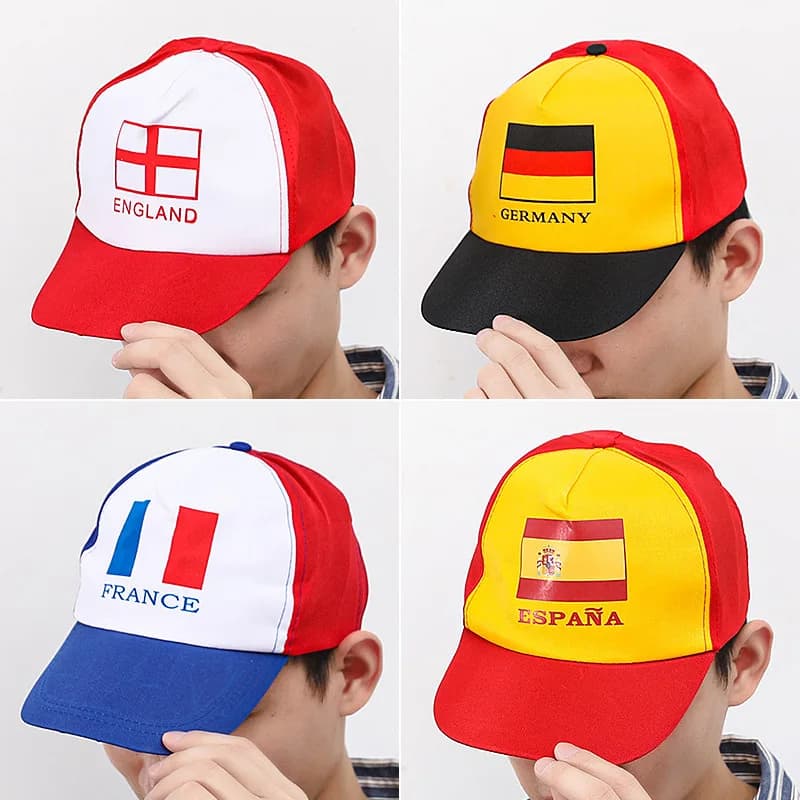 10 pz/lotto 2026 Coppa di calcio USA, Canada e Messico, piccoli regali per tifosi, bandiera, cappellino da baseball, articoli per il tifo, souvenir