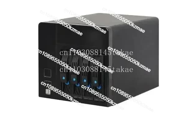 Custodia NAS ITX compatta a 4 alloggiamenti, custodia da tavolo per disco rigido sostituibile a caldo per una facile espansione di archiviazione e gestione della guida
