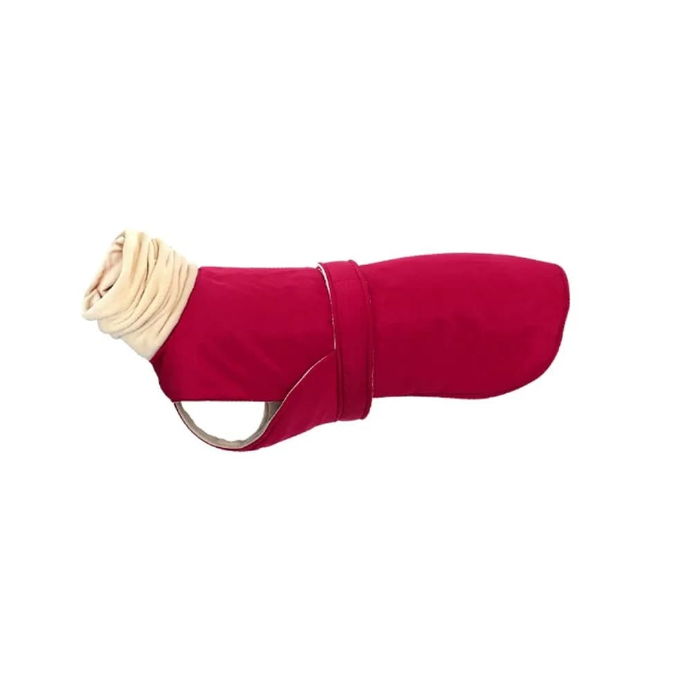 Cappotto Invernale Antivento per Cani, Giacca Imbottita Calda con Cinturini Regolabili e Collo Alto, Design Bicolore
