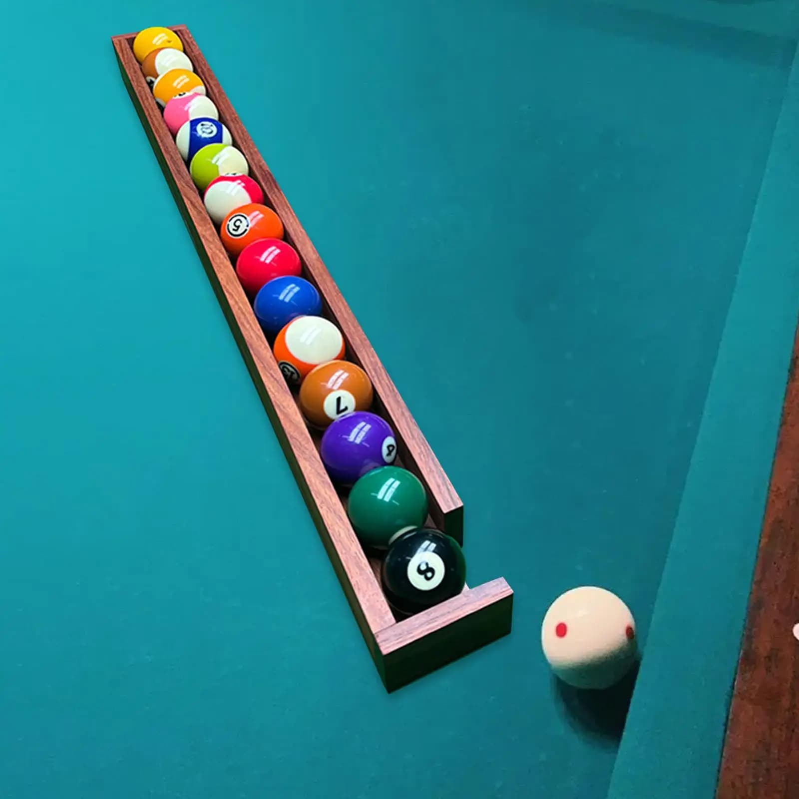 Wooden Billiards Stroke Trainer Portable Cue Stick Exerciser Training Tool for Professional Table Games Practice