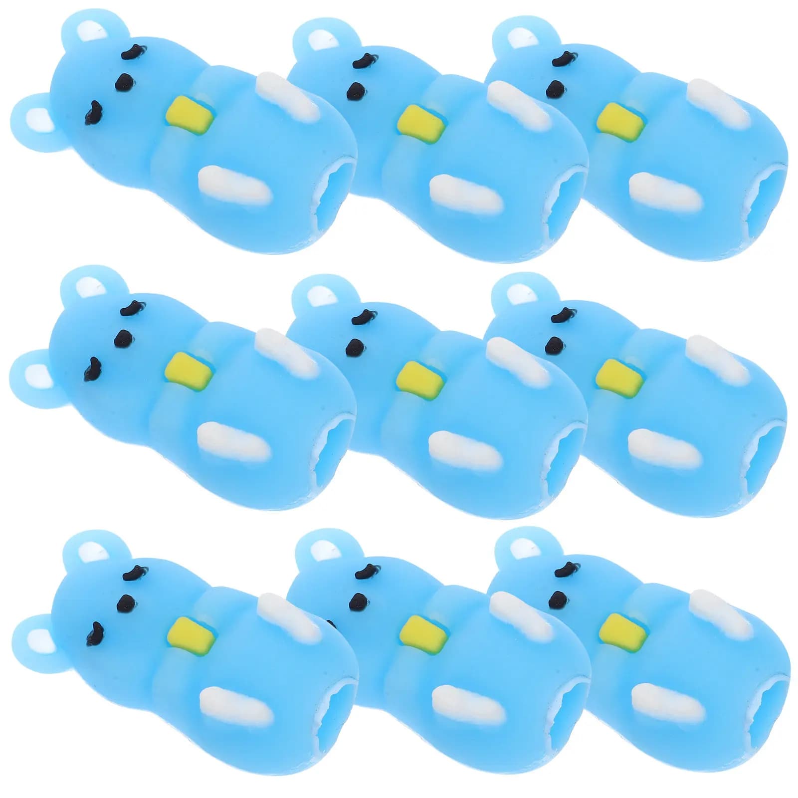 12 Pezzi Copripunta Protettivi in Silicone a Forma di Cartone Animato (Hammertone) per Matite, Estensori per Matite, Topper per Penne Gel per Scuola, Ufficio, Studenti