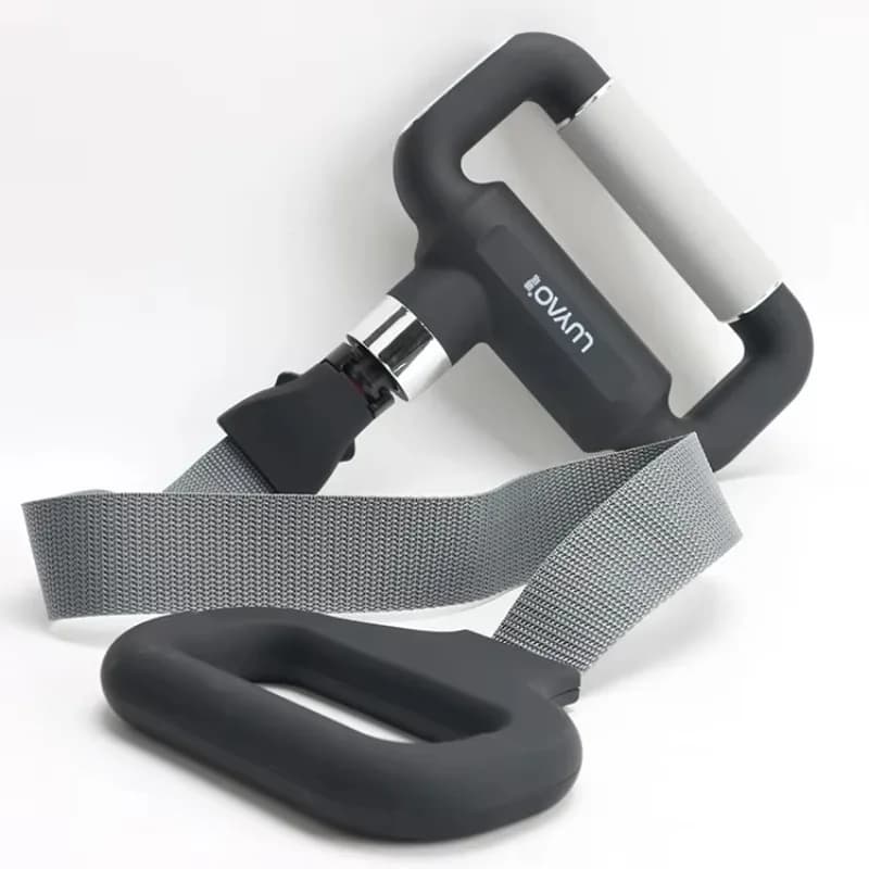 Pistola per massaggio portatile professionale 2 in 1 Massaggiatore per tutto il corpo con vibrazione della cintura per gambe e funzioni laterali a percussione
