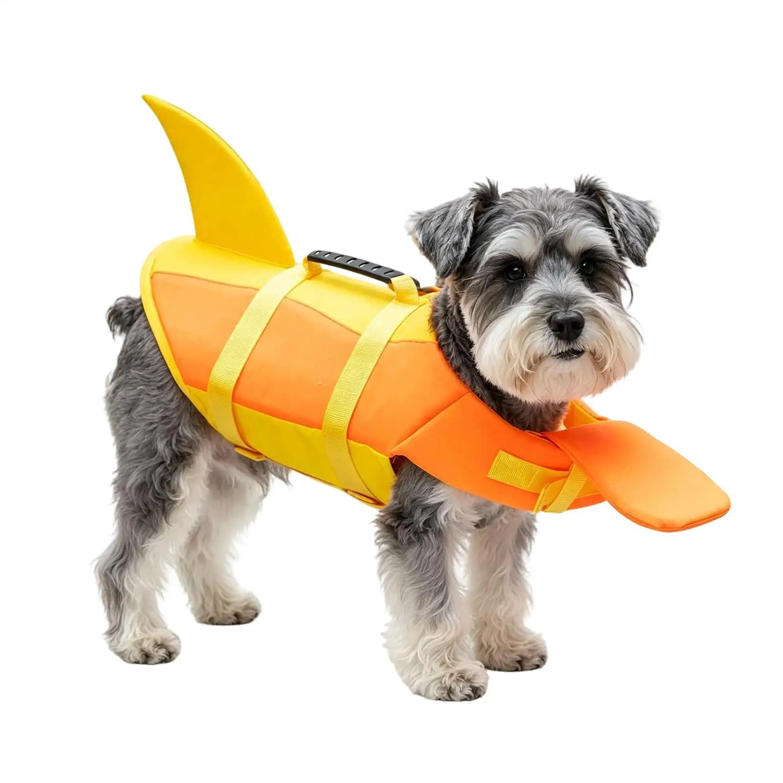 Life Jacket For Dogs High Flotation Adjustable Quick-Dry With Handle Breathable Dog Water Vest For Small Medium Breeds Poodle