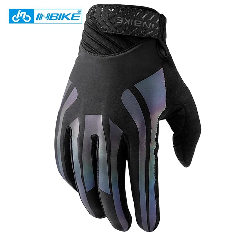 Guanti da ciclismo INBIKE Guanti da mountain bike da strada toccabili Accessori per bici da esterno per fitness sportivo quattro stagioni