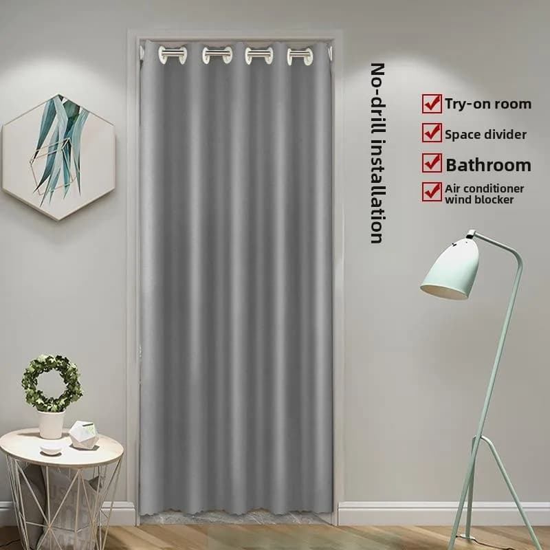 Tenda Divisoria per Esterni Senza Foratura, per Casa, Camera da Letto, Spogliatoio, Antivento per Condizionatore, Cucina, Bagno