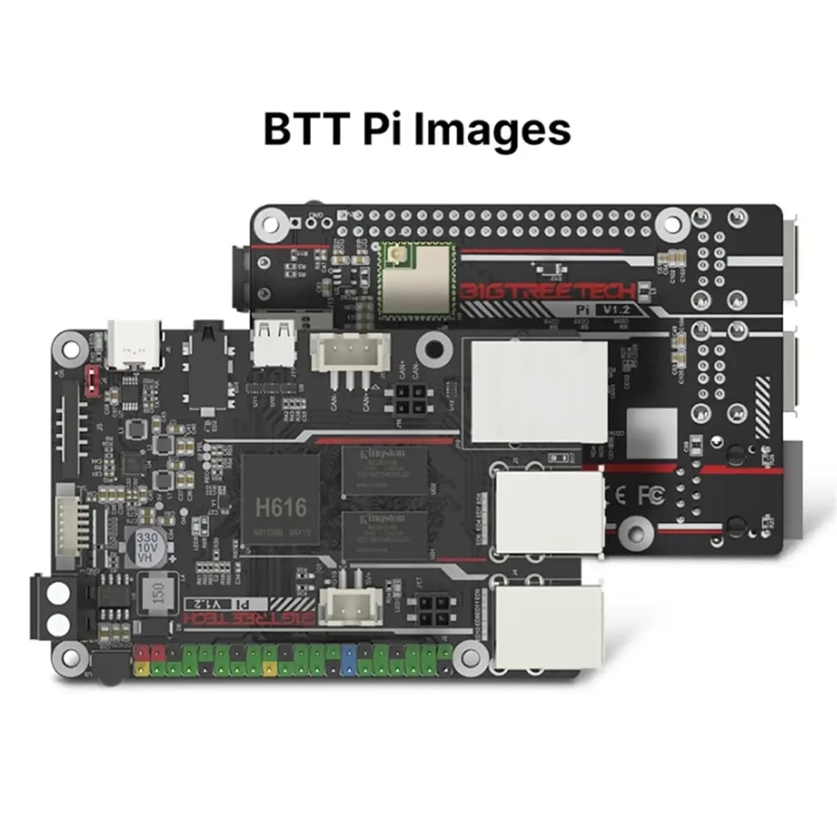 ABSF BIGTREETECH BTT PI V1.2 Quad Core Cortex-A53 2.4G WiFi 40Pin GPIO VS for Raspberry PI3B for 3D Printer Klipper DIY
