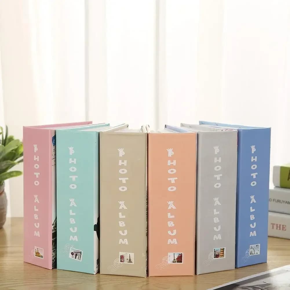 Photo album frame 100 sheets 6 inch to store pictures, for wedding parties, children's festival gifts, casual style, 1 piece