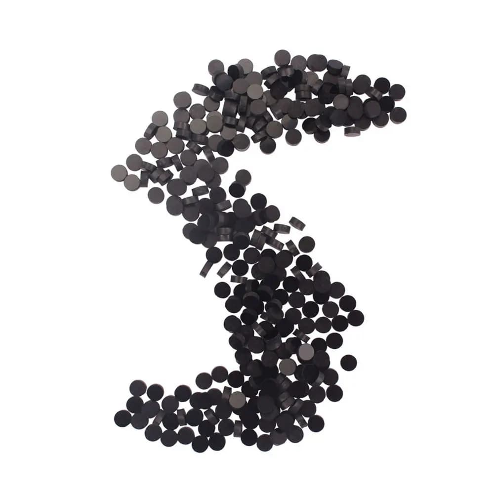 300Pcs 6mm Round Abalone Inlay Material Guitar Fingerboard Dots Sturdy Decoration Mandolin Banjo Ukulele Gf46 Black