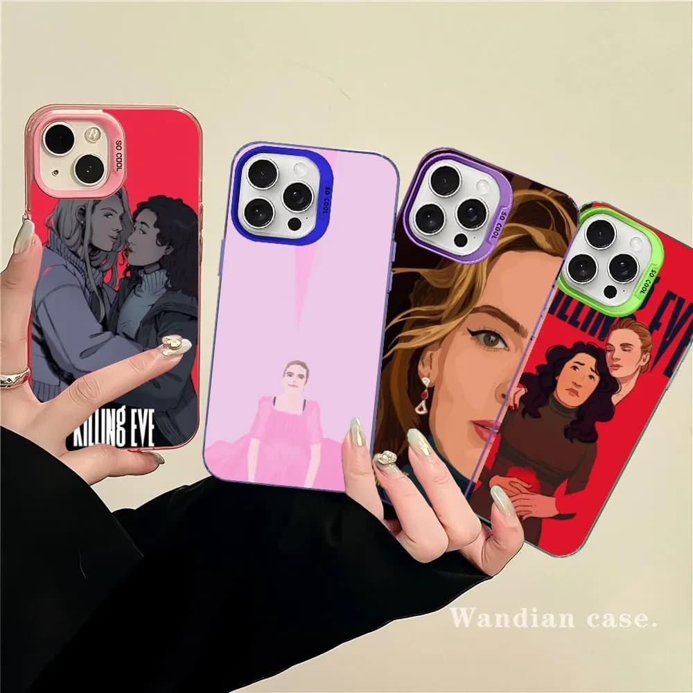 Popolare serie TV Killing Eve Cassa Del Telefono Per iPhone 16 15 14 13 12 11 Pro Max X XR XSMAX 8 7 Plus Copertura Posteriore Antiurto Opaca