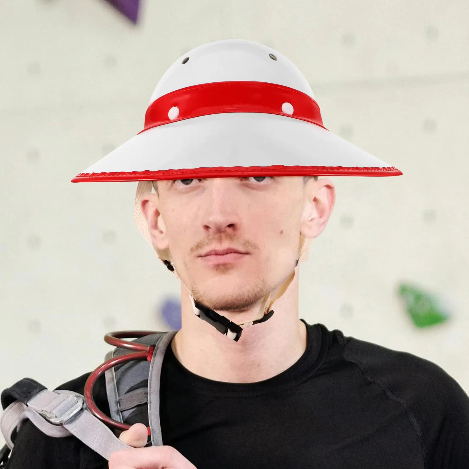 Cappello da Golf per Bambini e Ragazzi, Regolabile, Traspirante, Protettivo, con Protezione UV, Tesa Larga, Copricapo di Sicurezza per Golf