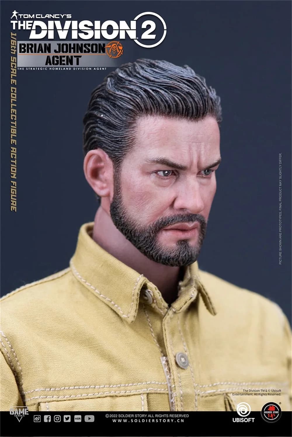 1/6 soldato erstory SSG-005 US. Player Johnson Agent Man Head Sculpt con occhiali da sole cappello orologio Fit 12 "COO Action Figure Collect