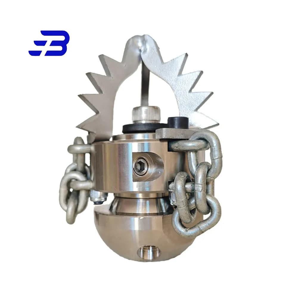 Estrazione di tubazioni ad alta pressione Pulizia della ceramica Estrattore per fognature Tagliacatena Ugello rotante G1/2" o G3/8"