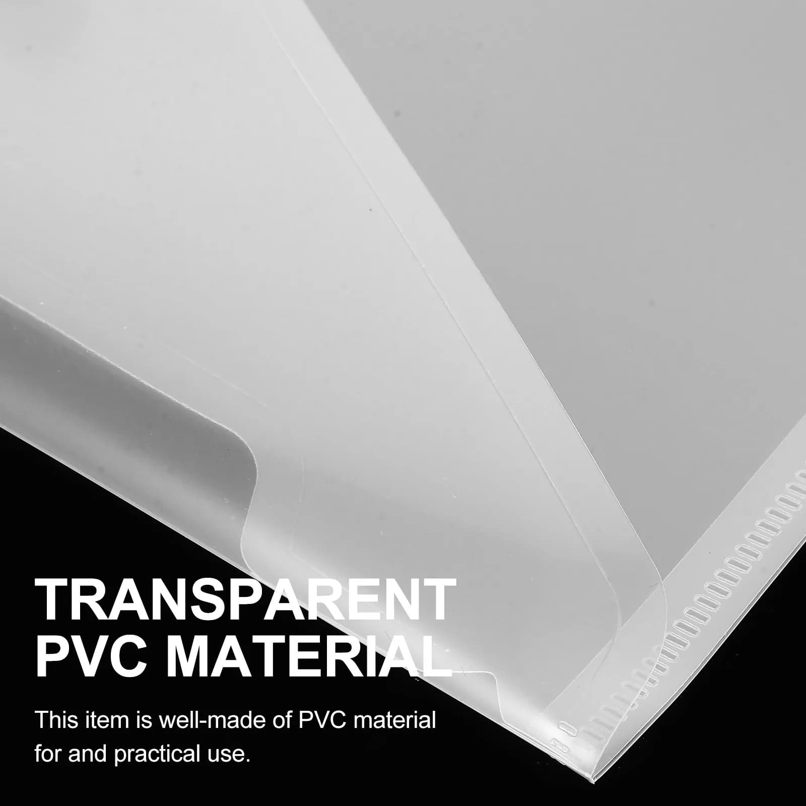 12 Pezzi Buste Portadocumenti Trasparenti in PVC con Chiusura a Bottone, Organizzatore per Documenti A5, Contenitore per Ricevute, Ufficio e Azienda