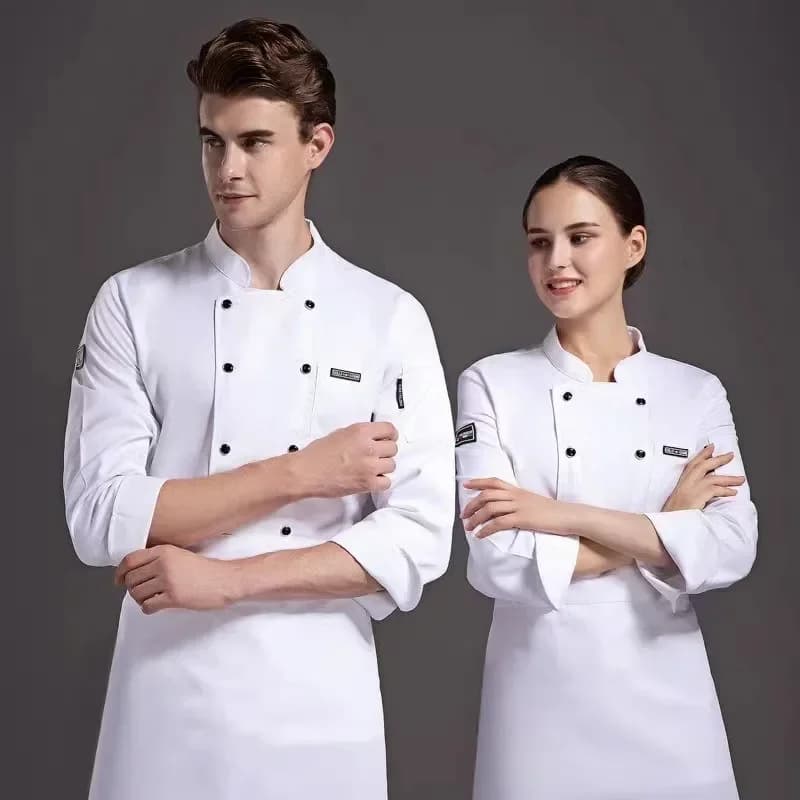 Uniforme da Chef Traspirante in Rete a Maniche Corte, Abbigliamento da Lavoro Estivo per Cucina, per Uomini e Donne