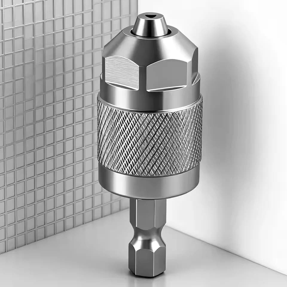 Spindle Adapter for Drill Pneumatic Drill Fast Gear Spindle with 3 griffe Hexagonal Shade Professional Hexagon Codolo for Wood Processing