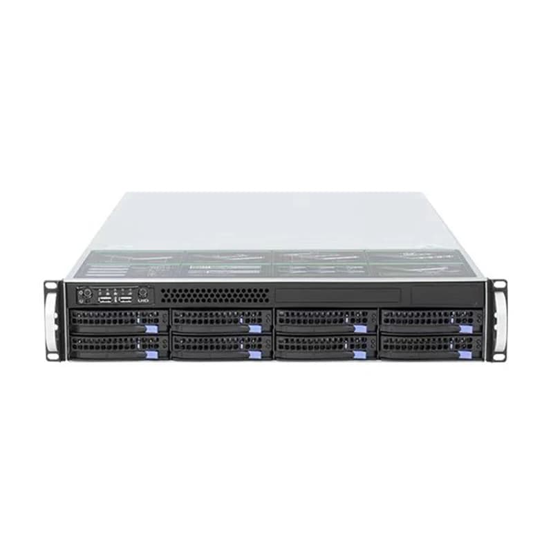 Intel Xeon 6133 Enorme archiviazione 8 alloggiamenti 2u Rack NAS 12 Server da 3,5 pollici Server Hotswap Coud