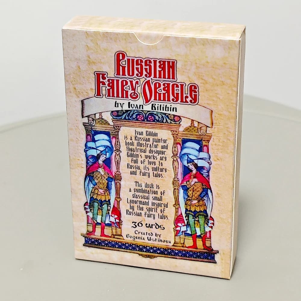 Russian Fairy Oracle Deck 36 Pcs Lenormand Cards Based Upon The Drawings of Painter Ivan Bilibin 9*6cm