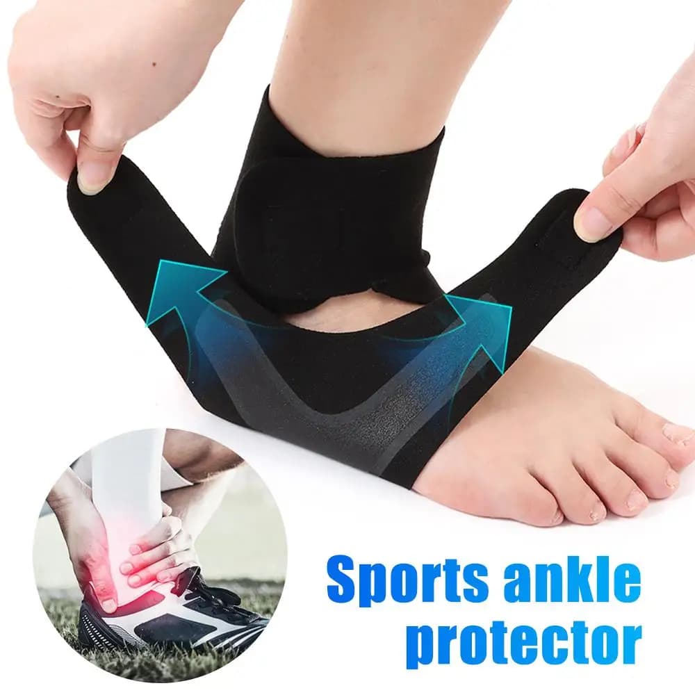 1 Pz Sport Sicurezza Protezione Del Piede Benda Anti Distorsione Elastico Caviglia Brace Compressione Caviglia Wrap Anke Supporto Brace Regolabile