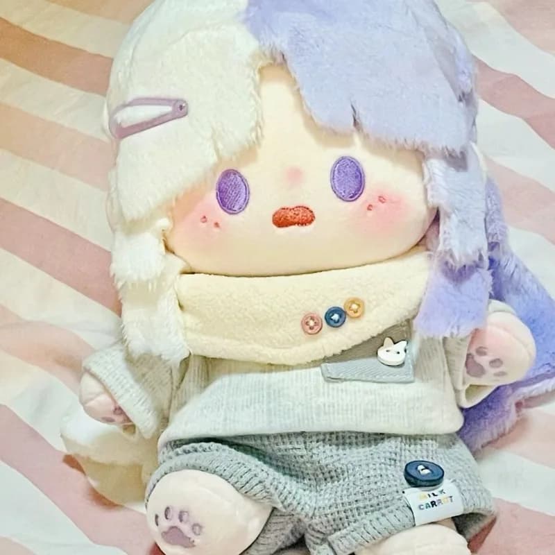 Ruolo anime Sigma 20 cm bel ragazzo peluche bambola farcito corpo cosplay vestiti di ricambio mascotte di cotone regalo di Natale