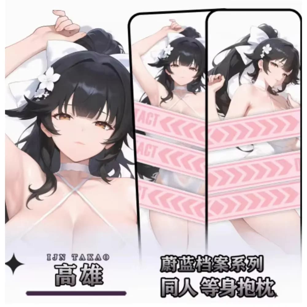 Azur Lane IJN Cosplay Takao Sexy Dakimakura Hing Body Case Otaku Loli Anime Pillow Cushion Bedding Pillow Case Gifts New HY