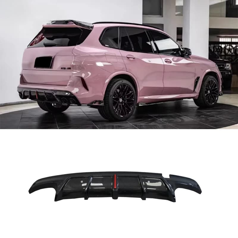 Best Selling A Style Carbon Fiber Rear Bumper Diffuser Lip Kit for Full-Size SUV Off-Road Lightweight Exterior