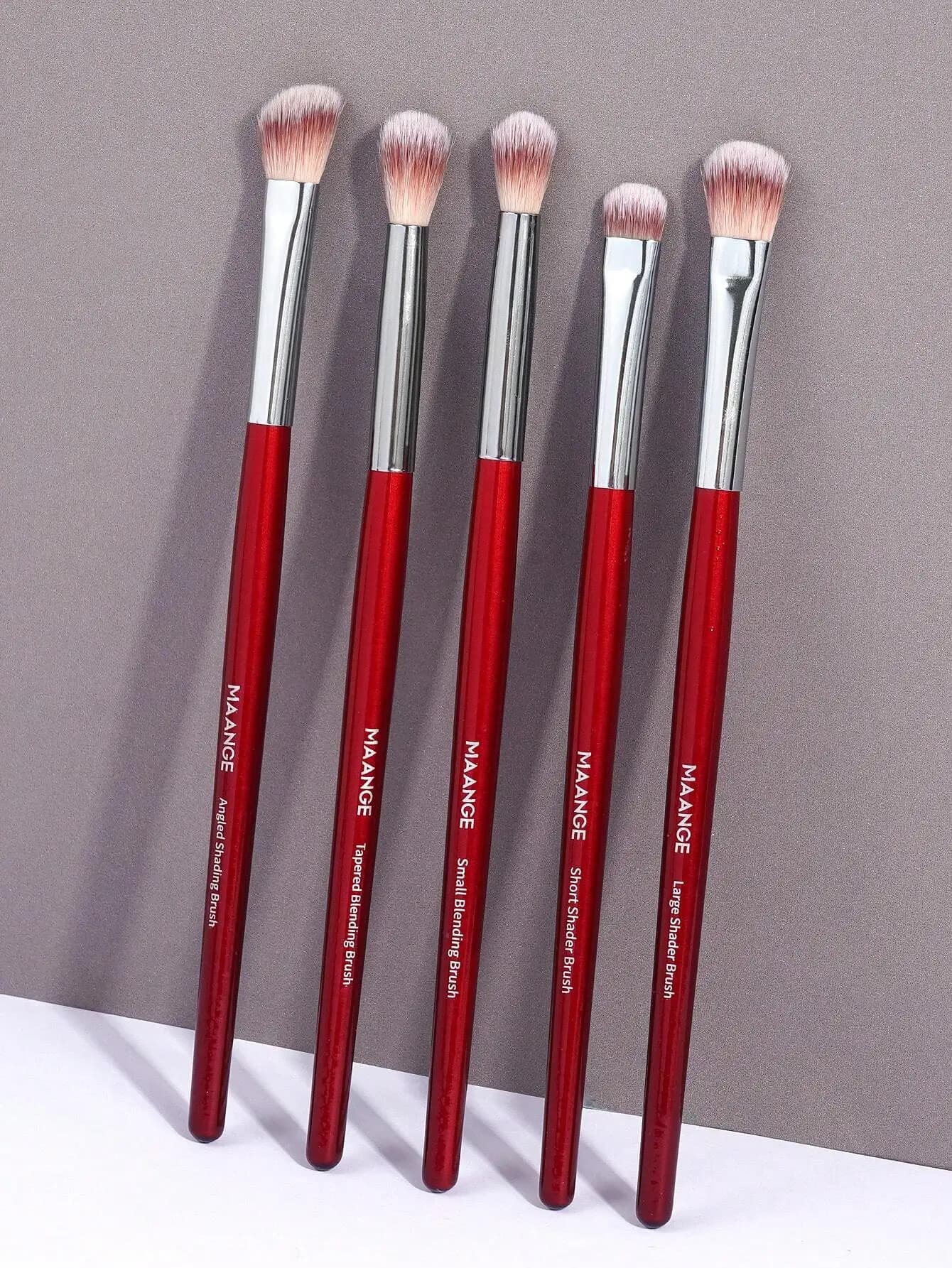 MAANGE Set di pennelli professionali per il trucco degli occhi da 3/5/7/12/15/30 pezzi, pennello per ombretto, pennello per sopracciglia, pennello misto, pennello per eyeliner, pennello in fibra morbida facile da trasportare, strumenti per il trucco portatili, pennello da viaggio, regali per donne e ragazze, con una scatola di carta, set di pennelli, kit di pennelli per il trucco, M