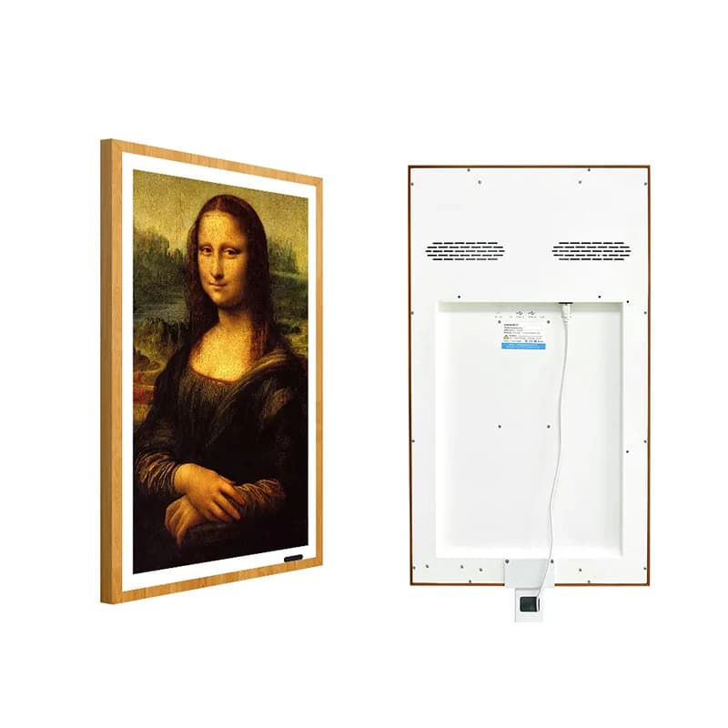 Cornice Digitale Smart TV da 21,5 e 32 Pollici per Gallerie d'Arte Private, Musei Digitali, Cornice Fotografica LCD Opaca Anti-riflesso