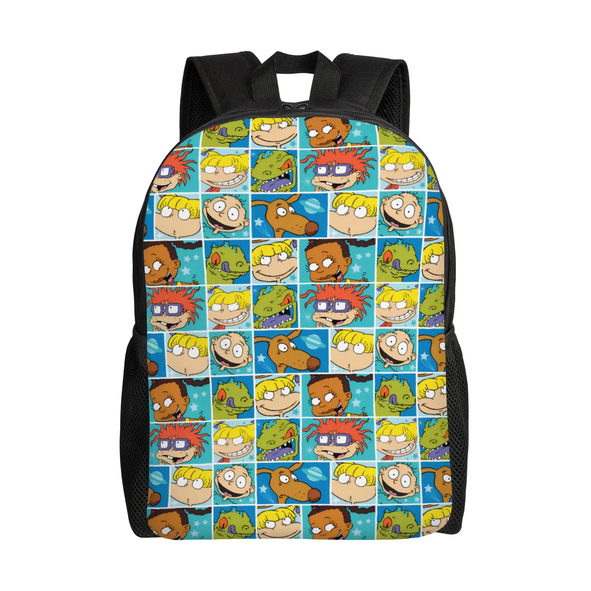 Custom R-Rugrated Comic Mangas Backpacks for Girls Boys School College Travel Bags Women Men Bookbag Fits 15 Inch Laptop