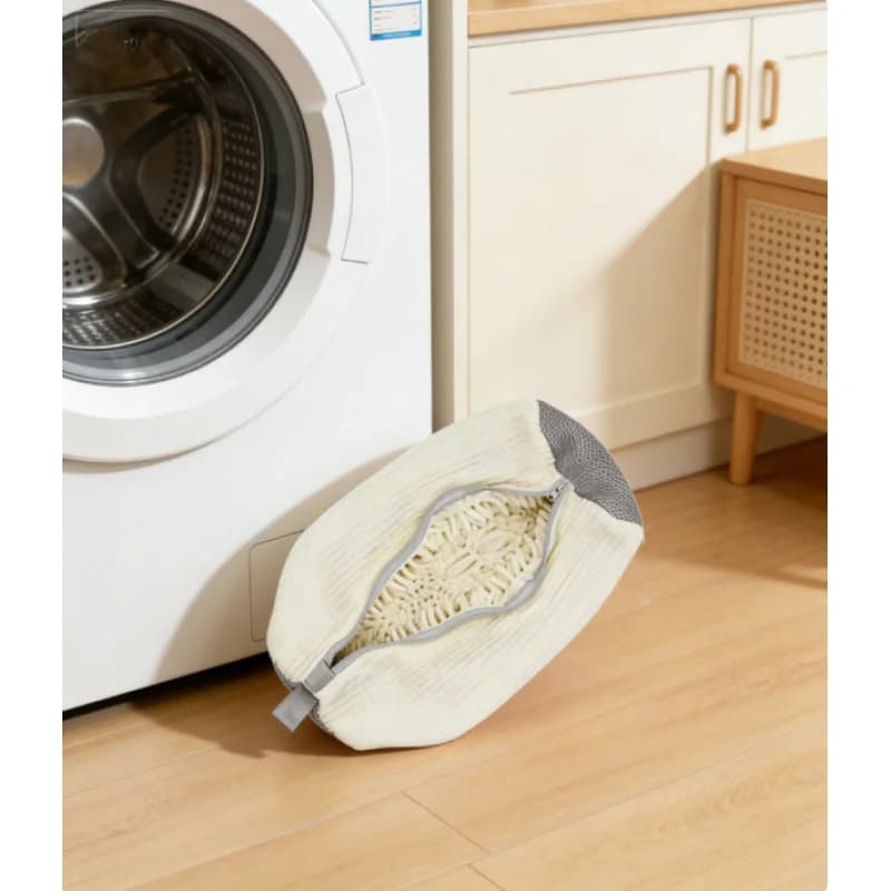 4 bags for washing shoes 360 ° Reusable laundry bag with zipper for full cleaning, antideformation protection for shoes