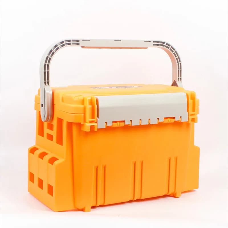 Portable Lure Tackle Box Pe Multi-Layer Gear Organizer Shore Saltwater Use Capacity Divider Layout Packed Size Load Rating To
