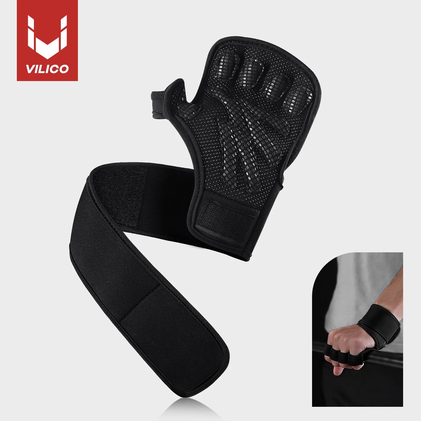 Kyncilor hard iron outdoor gloves for professional fitness with EVA palm thickened and wear-resistant for palm protection